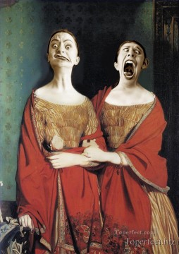 Arte original de Toperfect Painting - Mad Sisters cambió de Chasseriau Theodore revisión de clásicos
